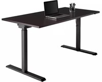 RealSpace Height Adjustable Desk: Espresso #1