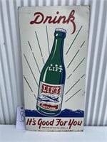 Lift Beverage Drink Sign 1 ft. by 2 ft.