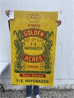 Vigor Sealed Golden T-e-Hayegrazer Forage Sign