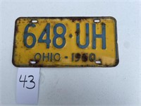License Plate Ohio 60
