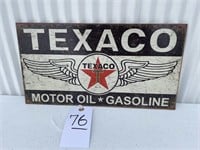 Texaco Motor Oil Gasoline Sign