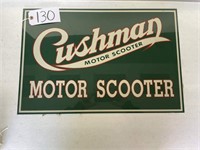 Cushman Motor Scooter Sign