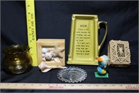 Thumb Print Vase & Lot of Misc-All for one money!