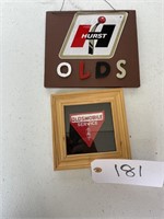 Old's Sign and Badge