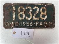 License Plate Farm 1956