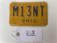 License Plate Ohio
