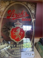 Mirror Beer Sign - Stroh's