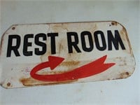 Old Restroom Sign