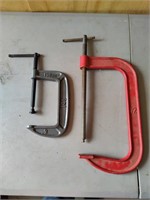 12"  C Clamp & 6" Babco Clamp