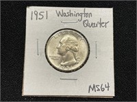 1951 Washington Quarter