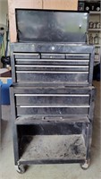 8 Drawer Tool Box on Rollers. No key