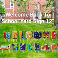 NEW Welcome Back To School Yard Sign