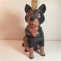 Large dog figurine