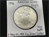 1996 American Eagle Silver Dollar