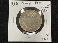 1926 Mexico 1 Peso