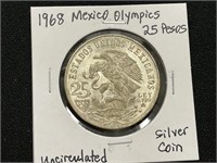 1968 Mexico Olympics 25 Pesos