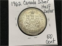 1962 Canada Silver Half Dollar