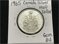 1965 Canada Silver Half Dollar