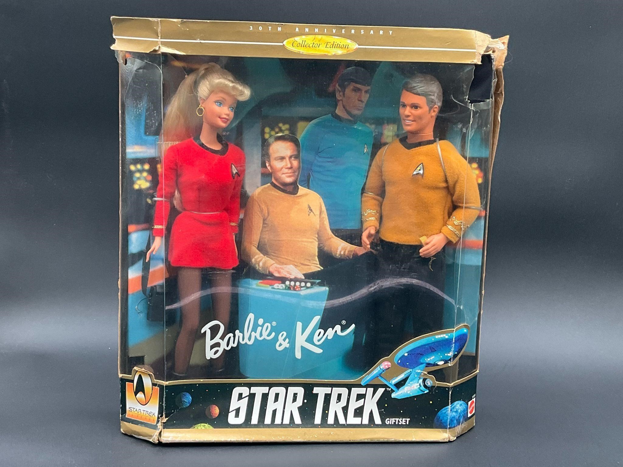 Barbie & Ken Star Trek Dolls Action Figures 1996