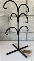 Vintage Wrought Iron Cup Rack, Holds 6 Cups