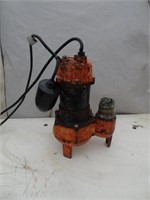 Sewage Pump 3/4 HP - Working