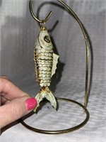 Decorative Metal and Enamel Fish