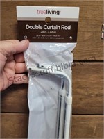 28 to 46 Inch Double Curtain Rods