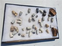 Civil War  bullets Canon ball fragments from
