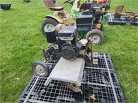 Craftsman  8 hp pull behind garden tractor tiller