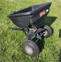 Agri-Fab lawn seeder pull type.