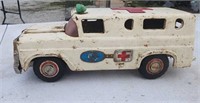 Vintage Ford  Marusan Bulldog Toy Co. Ambulance