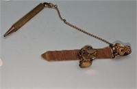 Victorian Watch Fob w/ Automatic Pencil