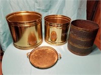Brass Colored Planters