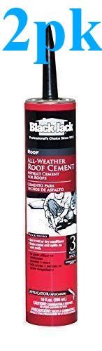 2pk Wet/Dry Roof Cement 10 Oz, Black Jack