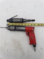 Air drill and air grinder