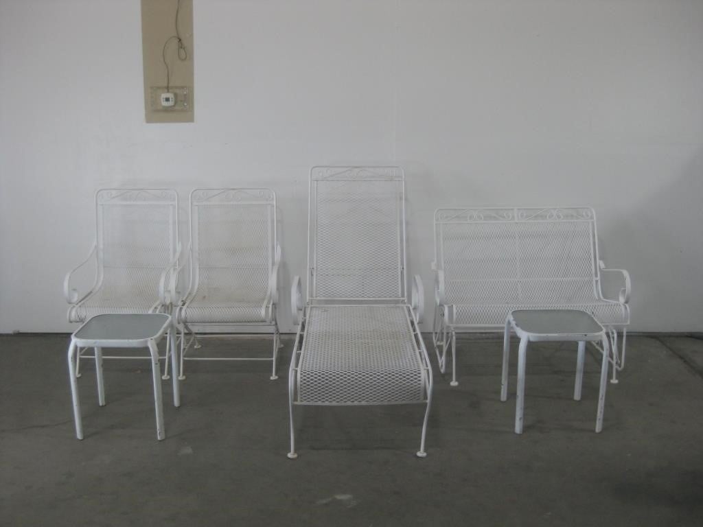 Wrought Iron Patio Furniture Set
