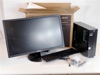 LIKE NEW Acer Aspire X & Asus 24" Monitor
