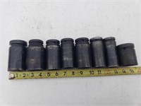 3/4 inch and 1 inch impact sockets