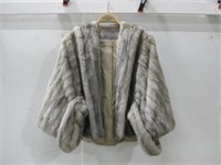 Vtg Fur Coat Unknown Size