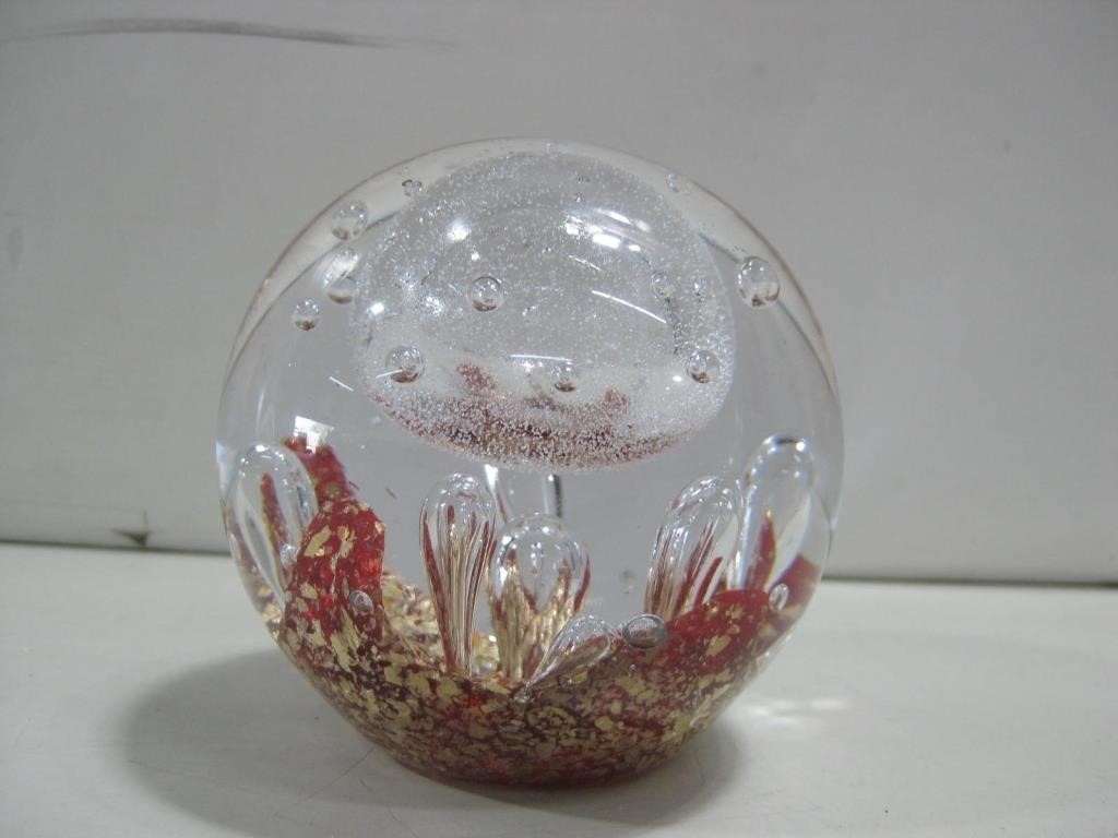 4" Glass Paperweight