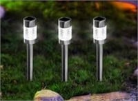 3-Pack Solar Path Lights. Used. See in-house