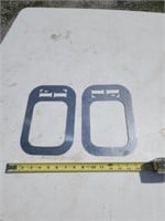 Freightliner semi door handle chrome trim