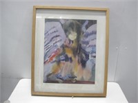 23"x 27" Framed Signed Bren Price Watercolor