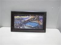 11"x 20" Framed Signed Bren Price Painting