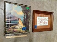 Lady Of The Lake & Cross Stitched Home Sweet Home