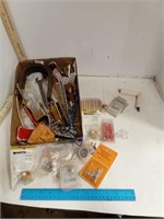 Assorted Hardware, Mouse Trap, Screws, & More