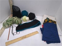 Crochet Needle Yarn Scrap Material & More