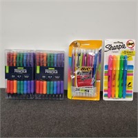 Lot Of Sharpie Highlighters & Mechanical Pencils