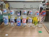 Assorted Commemorative Pepsi Bottles