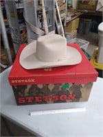 Stetson Cowboy Hat Size 7-1/8 R